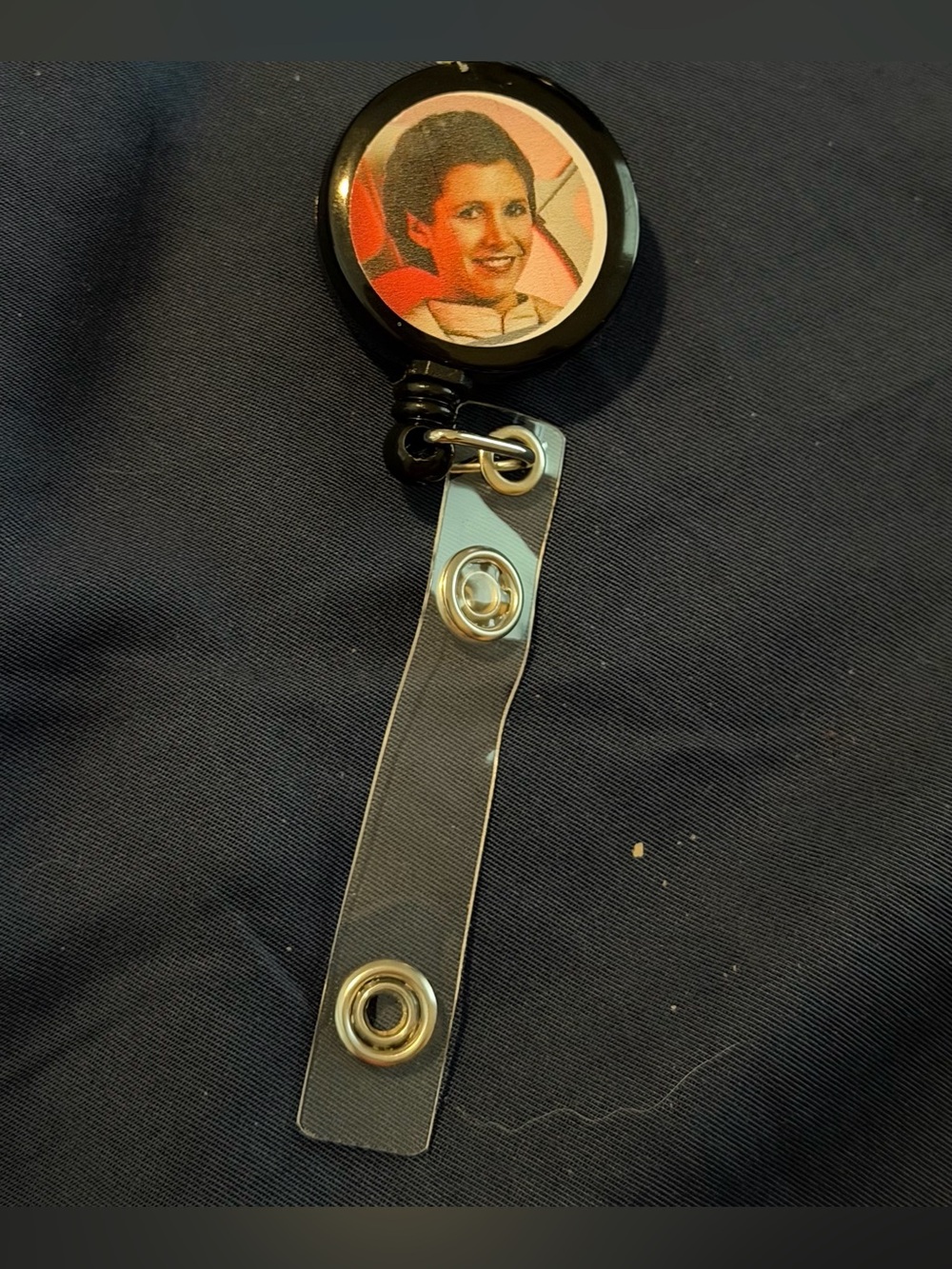 Princess Leia badge reel